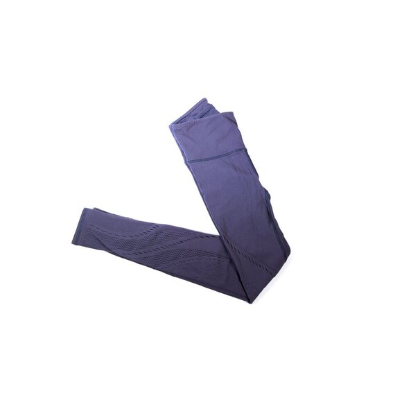 Lululemon Leggings Purple Cutout Tights Womens Size 4 - Picture 3 of 8